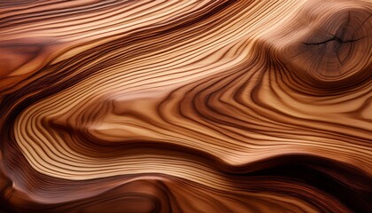 Obraz premium natural wood grain with smooth waves showcasing variation in color and texture