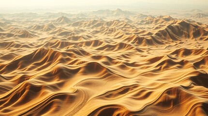 Abstract Topographic Contour Map Background in Earth Tones.