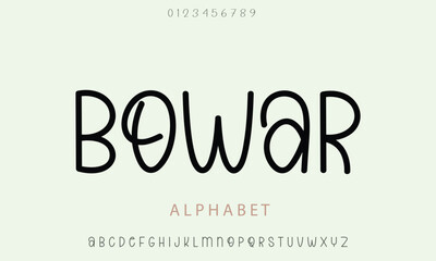 Varsity Rainbow alphabet letters font for logo