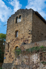 Lacataye Castle, a 15th-century structure located in Mont de Marsan, showcases impressive architecture.