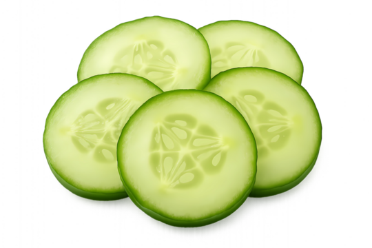 Fresh, vibrant cucumber slices ready for summer salads and healthy recipes today now here