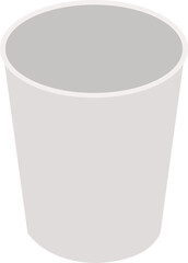 white paper cup