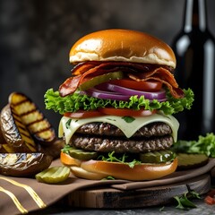 DOUBLE BACON CHEESEBURGER vs. ULTIMATE PIZZA SLICES: The Only Fast Food Showdown You Need