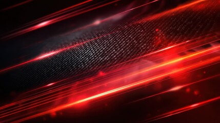 Dark carbon fiber background with red streaks and LED effects, designed to evoke excitement and motion in graphics and advertisements.