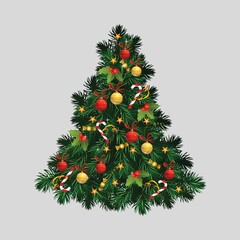 decorated christmas tree