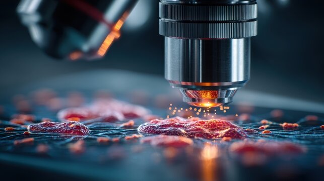 Cellular structures under the microscope reflections and scientific insights in the lab