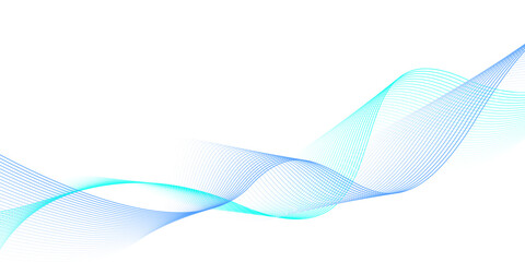 Futuristic background with dynamic flowing lines waves isolated on white background. Minimalist background for banners