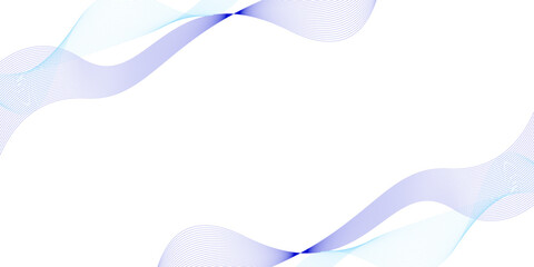 Futuristic background with dynamic flowing lines waves isolated on white background. Minimalist background for banners