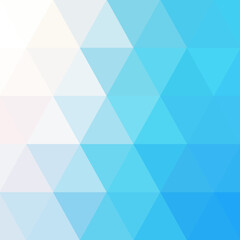 Fototapeta premium Geometric abstract background. Vector image. polygonal style. Blue triangles. eps 10