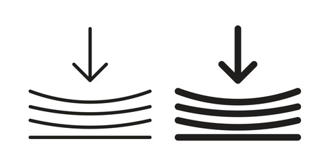 Elastic icon in doodle and stroke style.