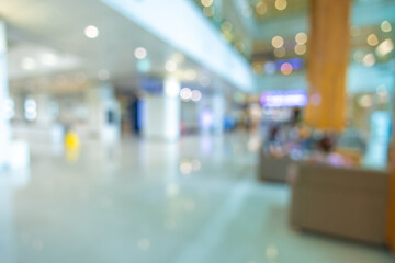 Abstract blurred with bokeh indoor hospital