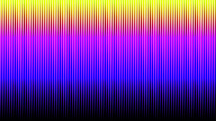 A dreamy fusion of glowing colors blending from warm sunrise hues into deep electric purple night magic