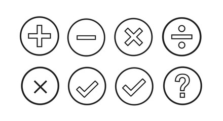 Understanding the basic arithmetic operations and common symbols used in mathematics and problem solving.