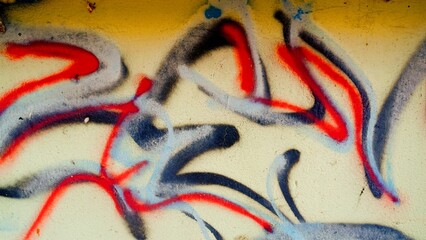 graffiti on the wall