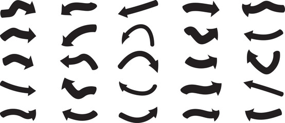 arrow icon set. Arrow. Cursor. Arrow vector icon. Modern simple arrows. Vector illustration