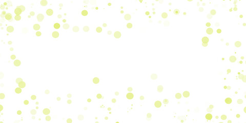 Yellow bokeh light glowing frame border png for decorative designs.
