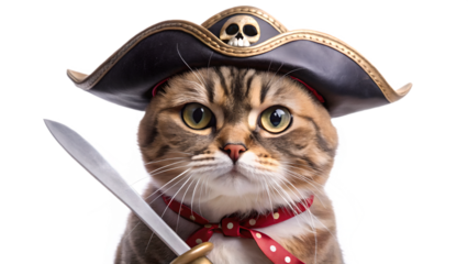 Feline Buccaneer Ready to Sail the Seven Seas