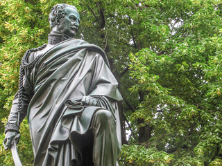 berlin, deutschland - denkmal von gebhard leberecht von bl&uuml;cher
