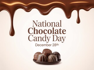 Celebrate national chocolate candy day with a delightful assortment of gourmet chocolate truffles