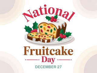 Celebrate national fruitcake day on december 27th with a deliciously decorated festive treat