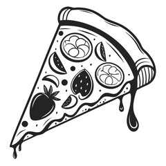 pizza vector illustration