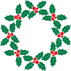 Minimal set of Christmas gift icons in flat style