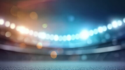 Generative AI sports backdrop with 3D lights, designed for games, advertisements, and professional projects.