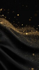 Luxury background with black, gold, and sparkle, designed for social media, prints, and creative applications.