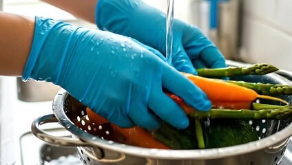 Washing Fresh Vegetables - A Guide to Clean Eating and Healthy Cooking.