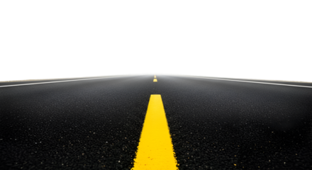 Asphalt Road with Yellow and White Lines 4e57a85bb4db57eae7845ee68d8cc790dr