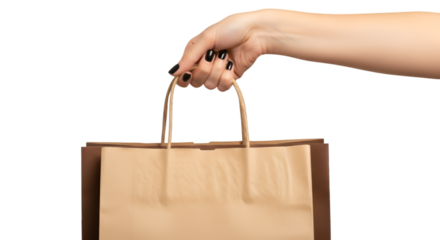 Hand Carrying Shopping Bags paper