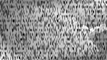 Abstract monochrome background with a dense, grainy, and distorted spotted pattern.