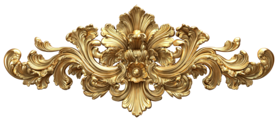 Luxury Golden Arabic Islamic Frame. isolated transparent background	
