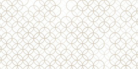 Seamless Traditional Japanese Shippo (Seven Treasures) Pattern Background. Japanese Shippo (Seven Treasures) Motif for Design