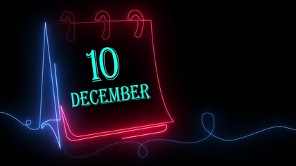 Global Human Rights Day Event Concept – International Calendar Design Highlighting December 10 Awareness, Equality, Justice, and Universal Rights