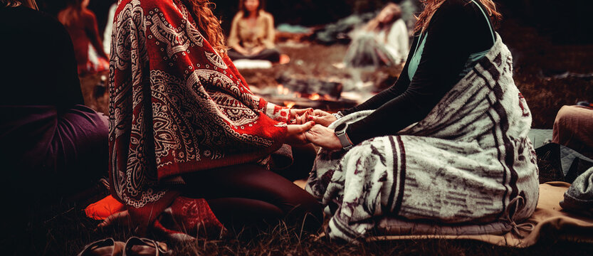 Cacao ceremony, heart opening medicine. Ceremony space.