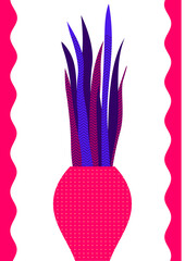 vector illustration of a tropical plant