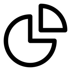 financial outline icon set