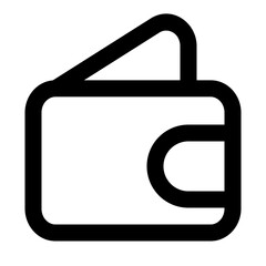 financial outline icon set