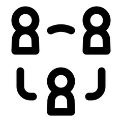 financial outline icon set