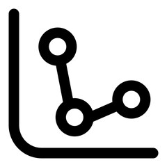 financial outline icon set