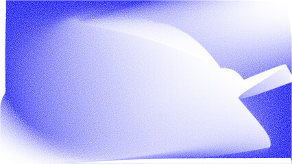 Abstract blue and white gradient background with a smooth, curved, three-dimensional shape.