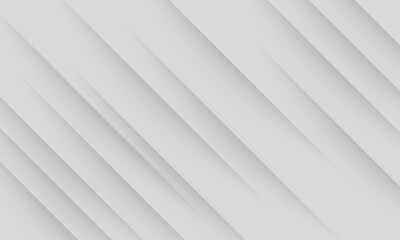 Abstract gradient white and gray background with geometric papercut shape. Creative illustration for poster,