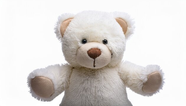 Oso De Peluche Blanco Aislado