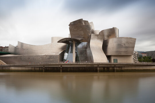Bilbao, Spain - View of modern and contemporary art Guggenheim Museum