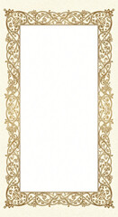 Ornate Floral Decorative Frame Background, space for teks.