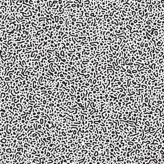 Black and White Abstract Random Turing Pattern.