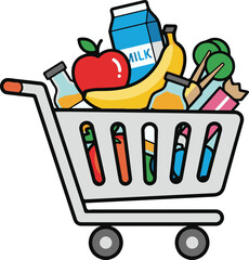 Versatile icon set featuring geometric shapes and primary colors