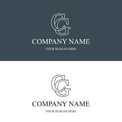 cg logo initial letter luxury royal logo. template symbol. modern golden luxury logo. abstract monogram vector letter mark brand fashion. icon  business monogram boutique font Clothing minimalist.