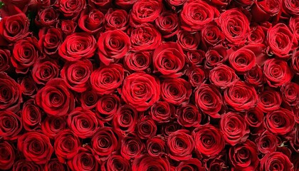 Red Roses Texture And Background
